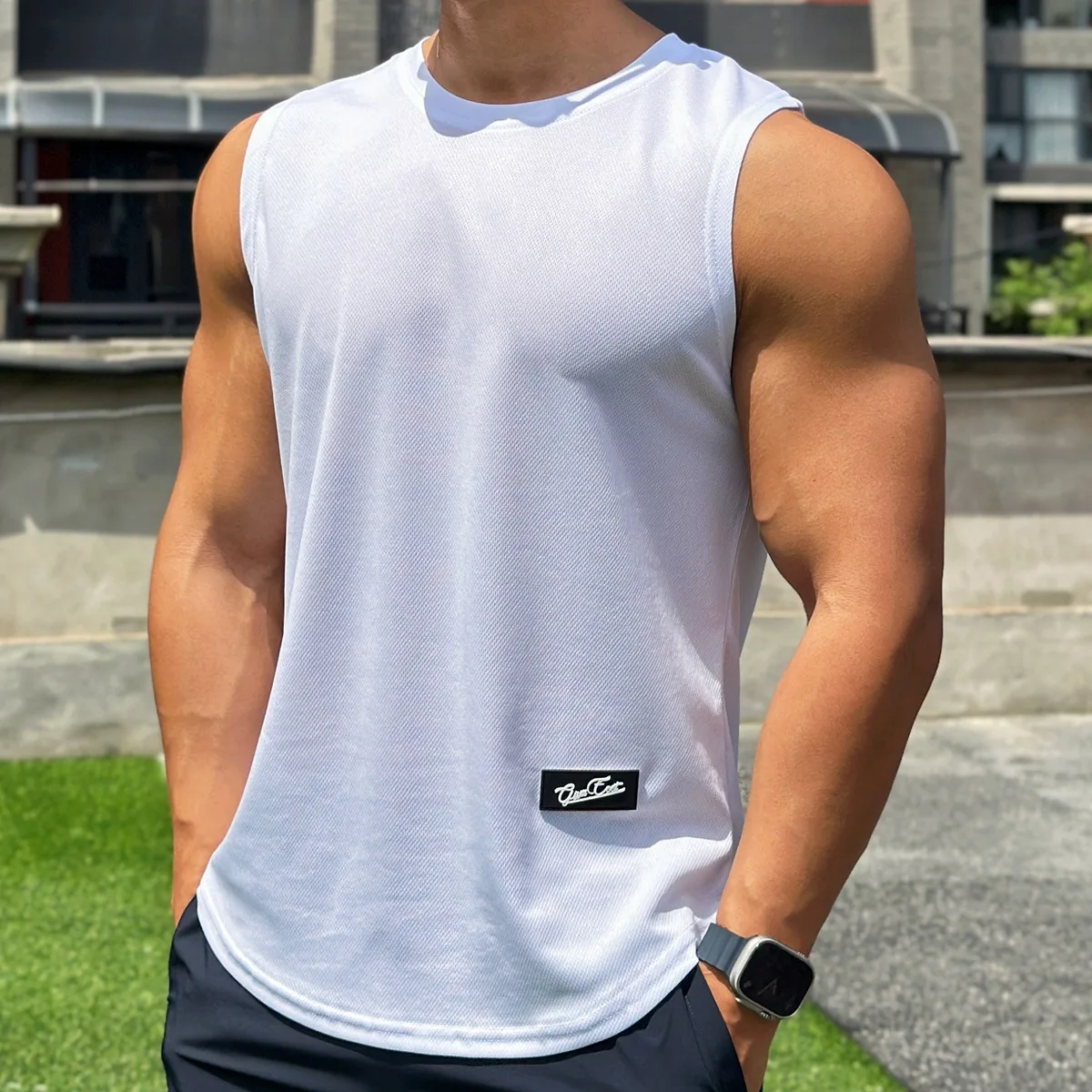 Undershirt Crew Neck - Tank Top Pria Tren Baru Musim