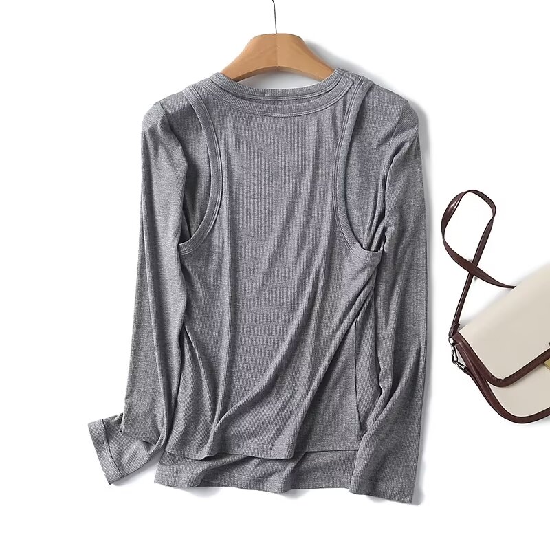 Tank Top Ribbed - Dave & Di kaus lengan panjang