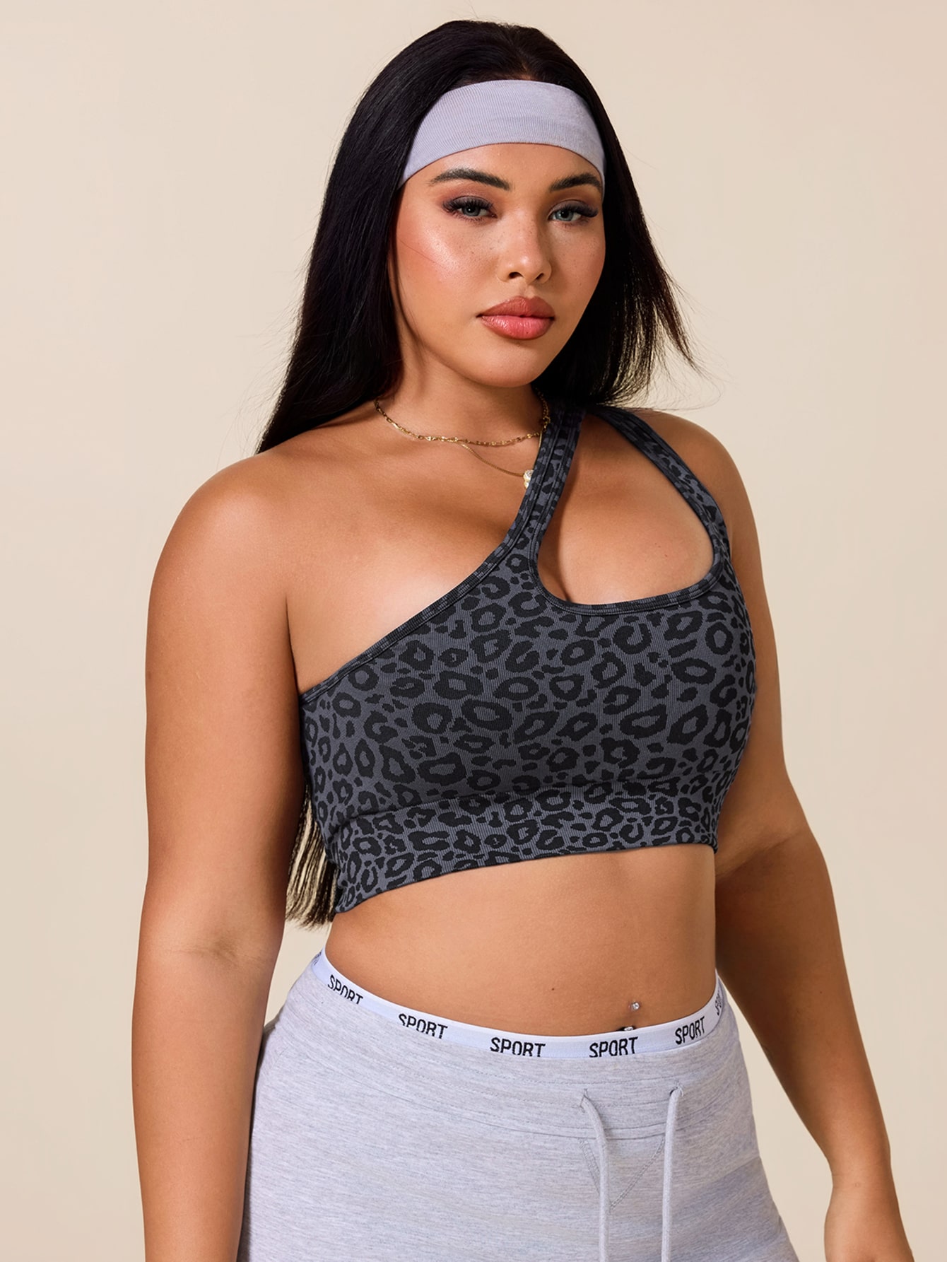 Bra Olahraga Asimetris Ukuran  - Tank Top Ribbed ulasan dan harga