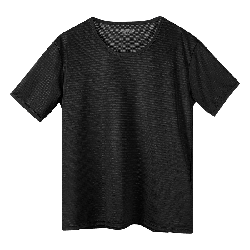 Kaos Pria Bahan Sutra Es Tanpa - Undershirt Crew Neck ulasan dan harga