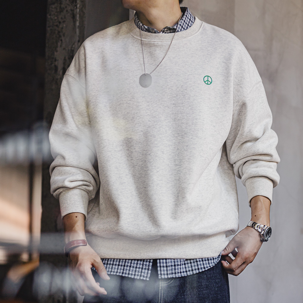 Maden kaus bertudung kerah bul - Undershirt Crew Neck ulasan dan harga