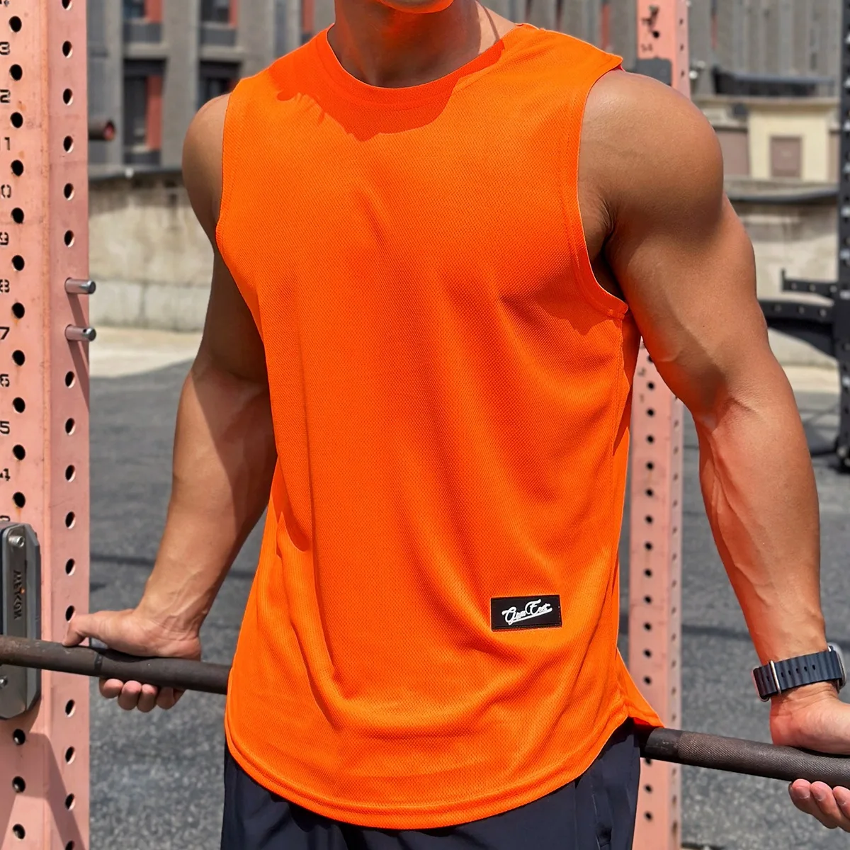 Tank Top Pria Tren Baru Musim  - Undershirt Crew Neck ulasan dan harga